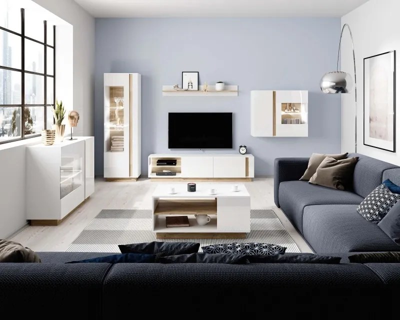 RACO Stolik Kawowy Biały – Nowoczesny Stół do Salonu