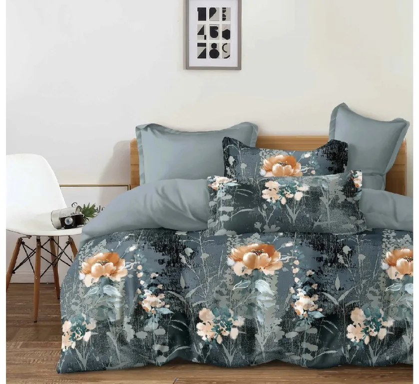 PrzytulneMieszkanie.pl PrzytulneMieszkanie.pl Bawełniana pościel EDELORA szara Rozmiar pościeli: 70 x 90 cm | 140 x 200 cm