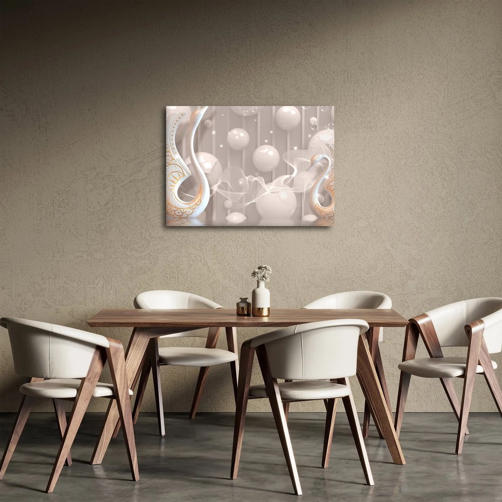 Obraz - Przeklęte łabędzie (70x50 cm)