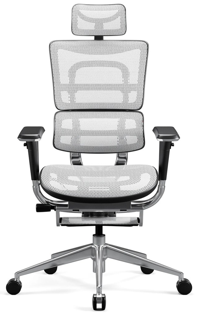 Fotel ergonomiczny Diablo V-Master, czarno-biały