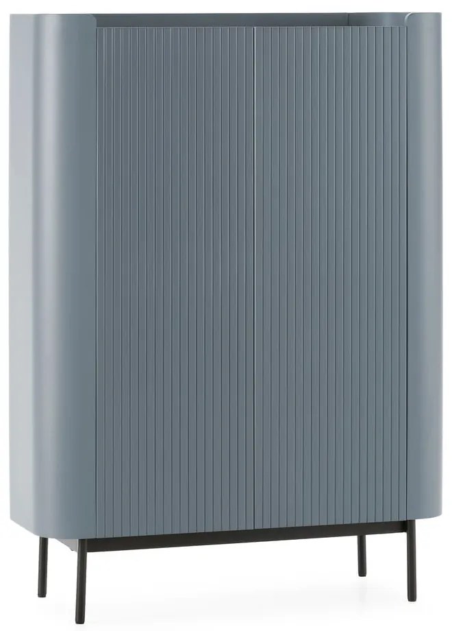 Szaroniebieska szafka 100x140x40 cm Willa – MOME