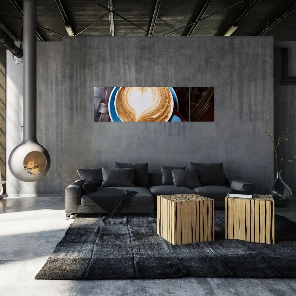 Obraz - Latte Art (170x50 cm)
