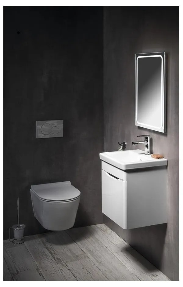 Biała ceramiczna umywalka 40x35 cm City – Sapho