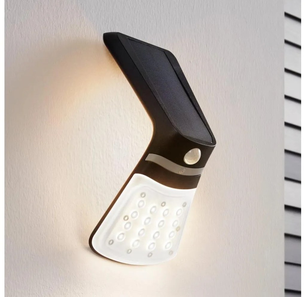 Eglo 98758 - LED Lampa solarna z czujnikiem LAMOZZO LED/2W/3,7V 1200 mAh IP44