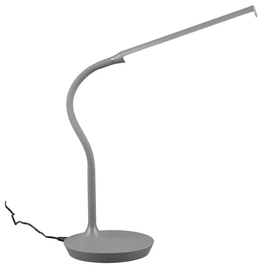 Szara lampa stołowa LED (wys. 38 cm) Toro – Trio