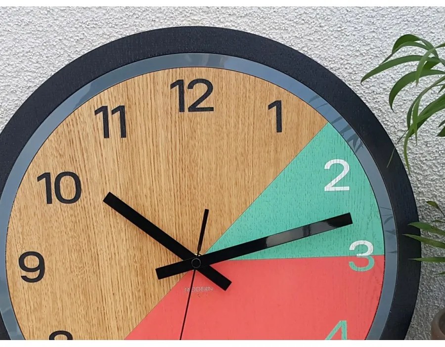 Zegar ścienny nowoczesny z cichym mechanizmem do salonu sypialni okrągły