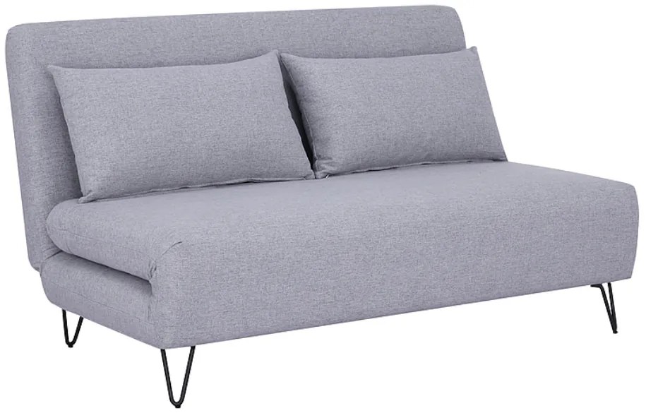Szara rozkładana sofa ZENIA