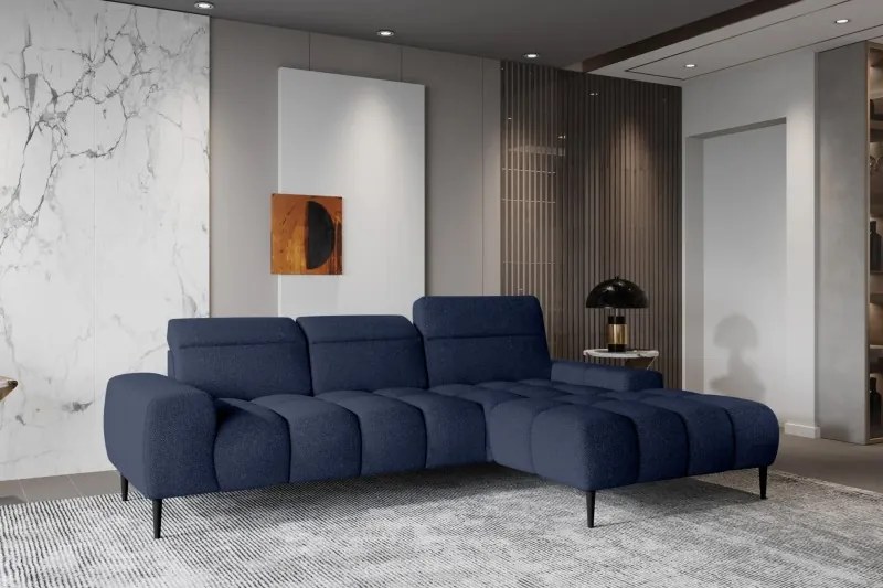 Narożnik GIANO S układ L z elektryczną regulacją siedziska WERSAL