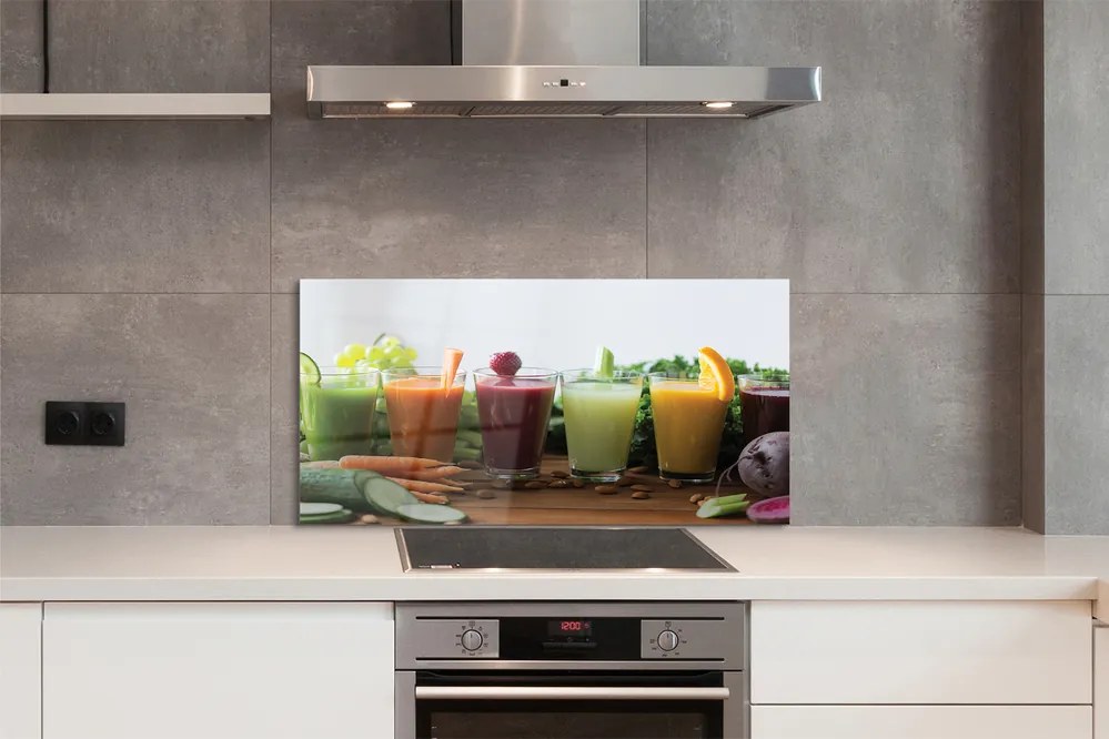 Szklany Panel Warzywno-Owocowe Smoothie