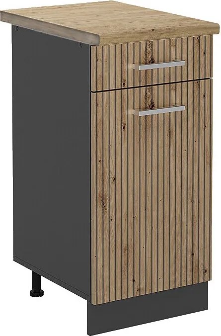 Szafka dolna do kuchni dąb rzemieślniczy 40x60x81.6 r-line