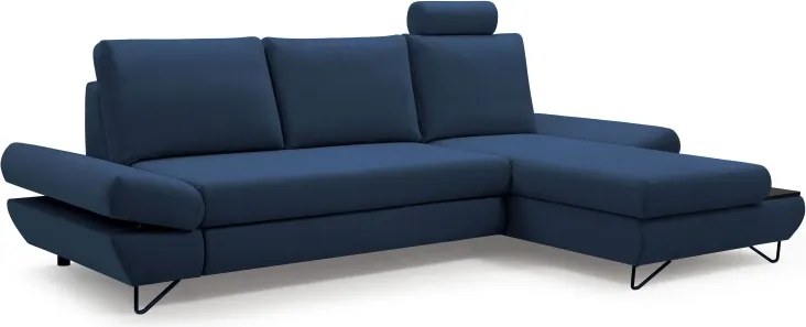 Narożnik LOFT z funkcją spania Regulowane zagłówki i podłokietniki Prawa strona Monolith 77