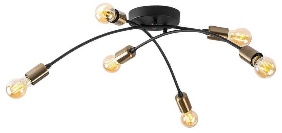 Czarna lampa sufitowa 67x67 cm Banana – Opviq lights
