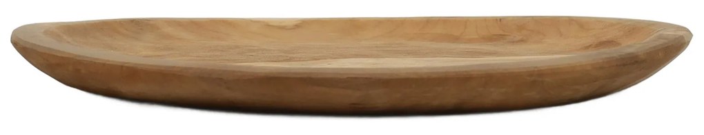 Talerz ozdobny z drewna tekowego, Ø 40 cm