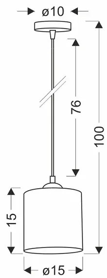 Ratanowa pojedyncza lampa wisząca - 4X V174 S2-K37