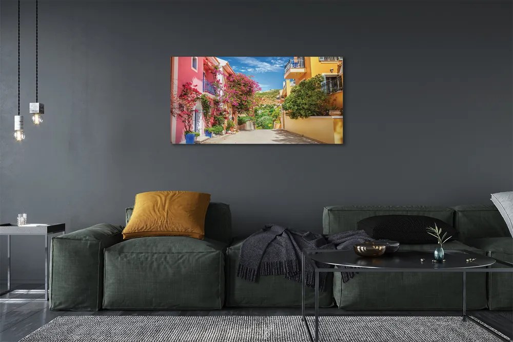 Zdjęcie na płótnie Kwitnące Ogrody nad Miastem