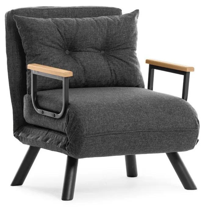 Fotel Sando Single Dark Grey