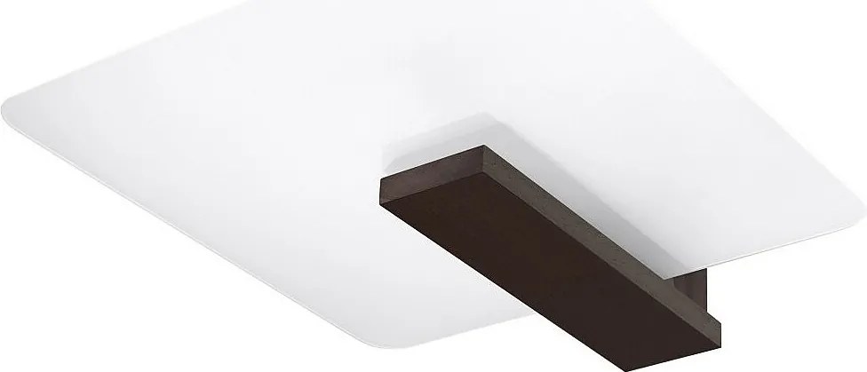 Plafony Skandynawski Lappo, Drewno/Szkło - 2 Źródło - L.40 X H.47.5 Cm - Wenge