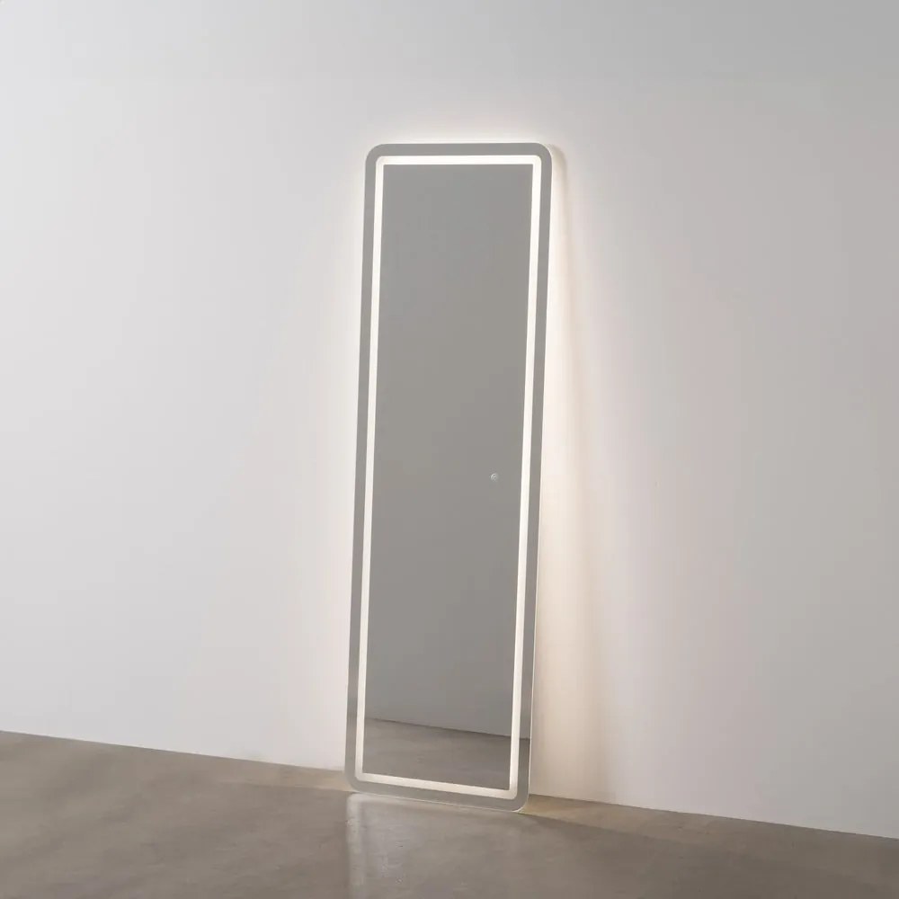 Lustro ścienne z oświetleniem 50x160 cm – Ixia