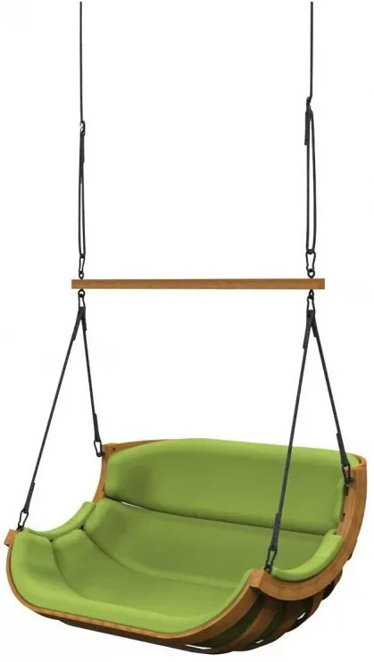 Zielony wiszący fotel ogrodowy K7-E64