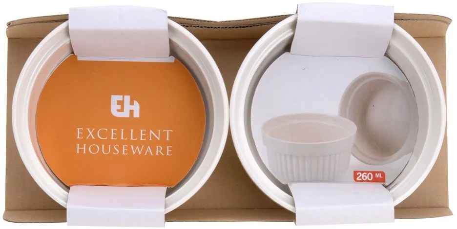 Ceramiczne miseczki, kokilki wielofunkcyjne 260 ml - 2 sztuki