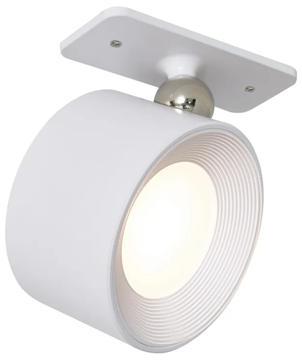 Set van 4 moderne wandlampen wit incl. LED oplaadbaar - Bright Oswietlenie wewnetrzne