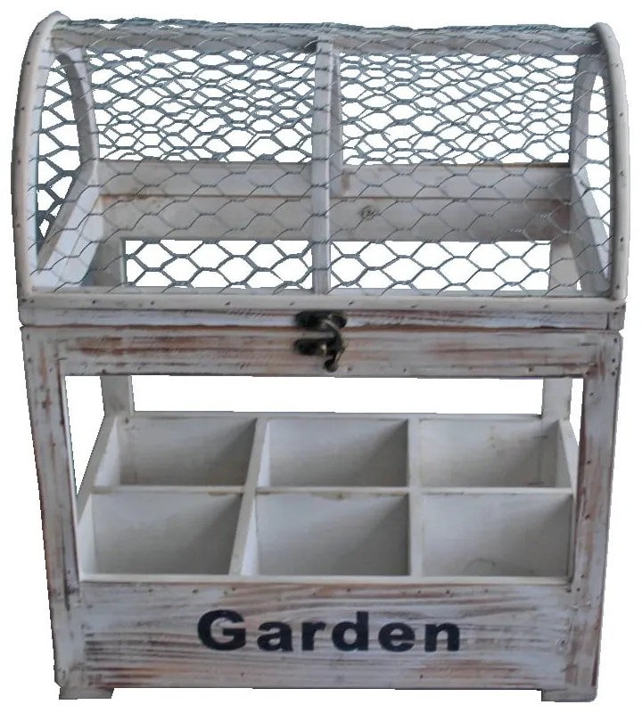 Drewniany kwietnik (wysokość 39 cm) – Garden Pleasure