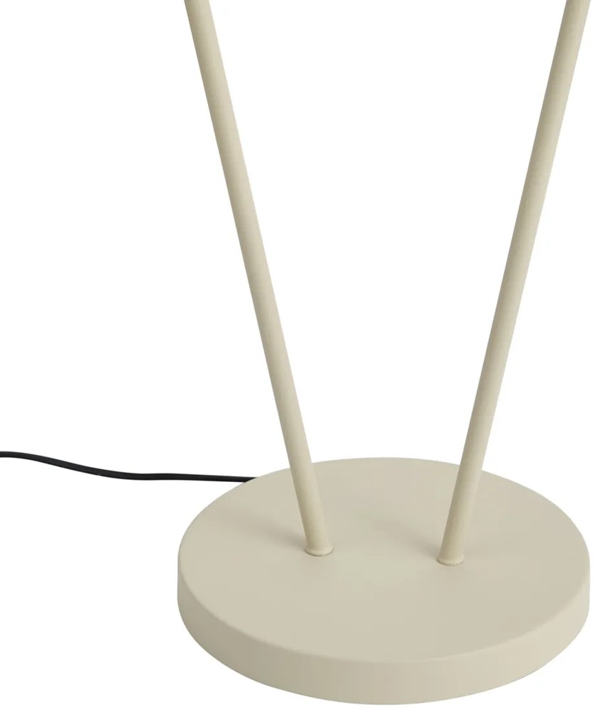 Nowoczesna lampa podłogowa beżowa 2-źródła światła GU10 35mm - Thomas Nowoczesny Oswietlenie wewnetrzne