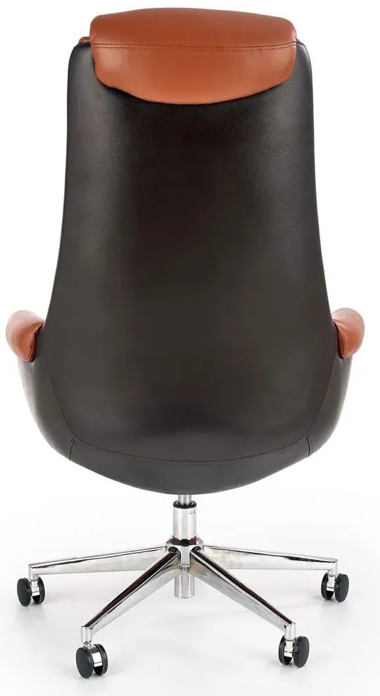 Elegancki brązowy fotel obrotowy Z6-Z86