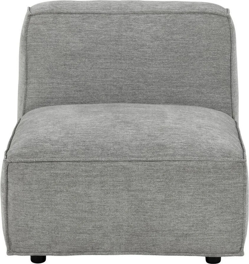 Jasnoszary centralny moduł sofy Bonami Selection Fairfield