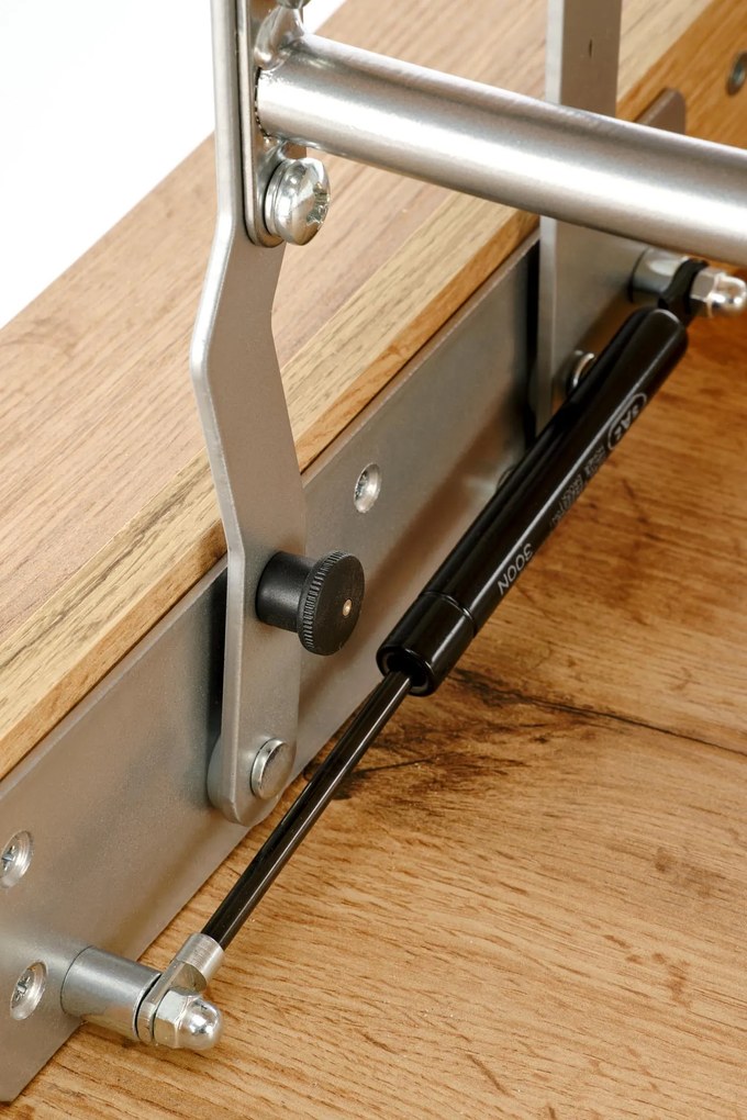 Rozkładany ławo-stół, podnoszony blat, dąb artisan 120/65-92/50-72 cm BETTY