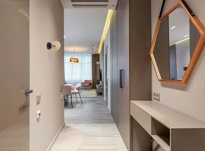 Bursztynowa szklana nowoczesna lampa sufitowa - A687 A7-T35