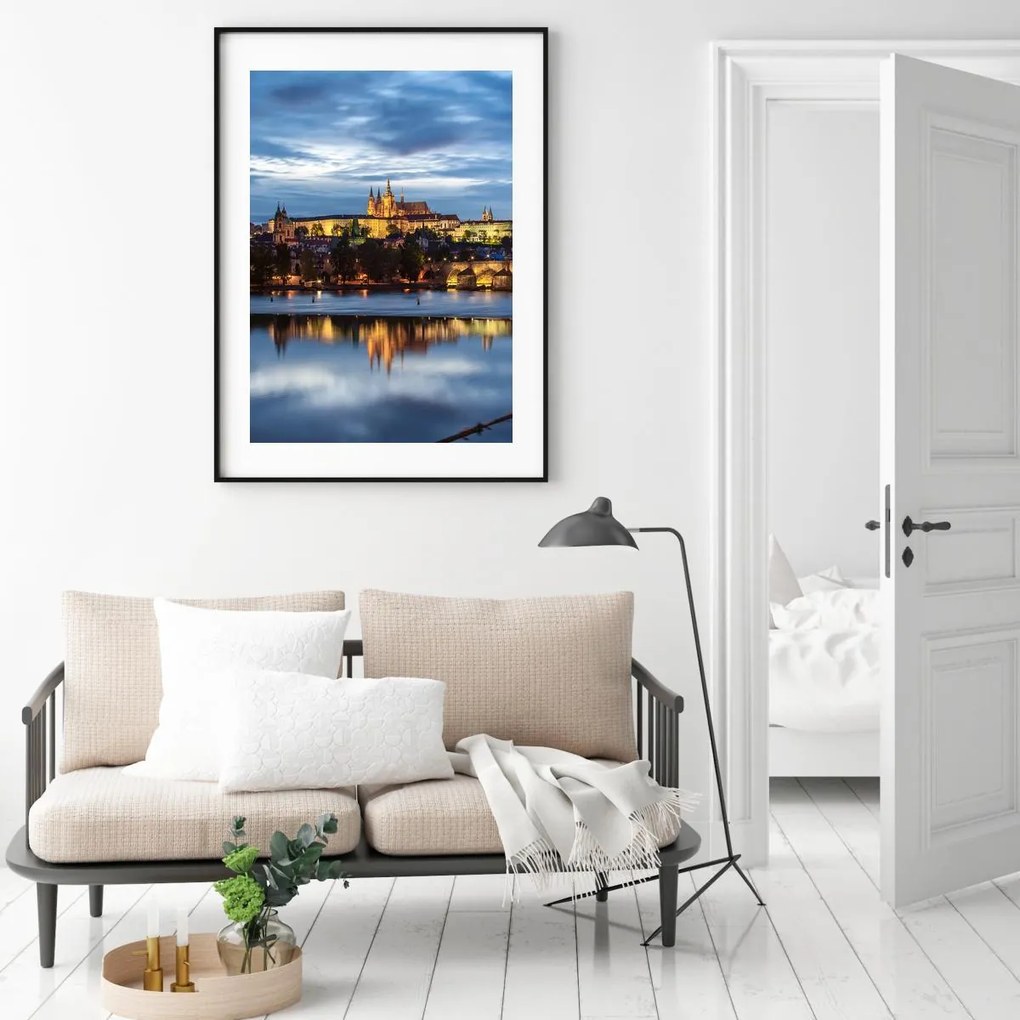 Plakat - Wieczorna Praga (A4)