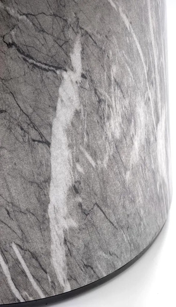 Okrągły kawowy stolik marmur + złoty E2-P75