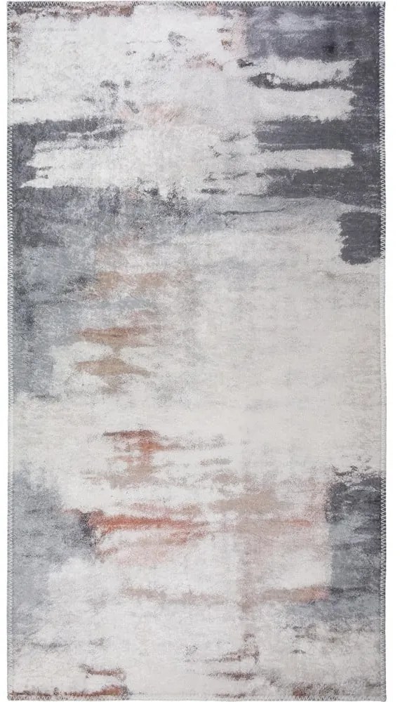 Szaro-kremowy dywan odpowiedni do prania 60x100 cm Abstract Colors – Vitaus