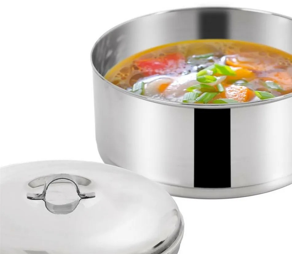 Orion Menażka ze stali nierdzewnej 4 poziomy, 1 l, 4 piętra