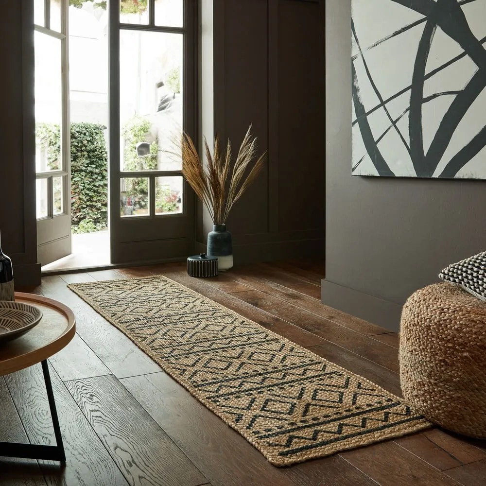 Naturalny chodnik z juty 60x230 cm Luis – Flair Rugs