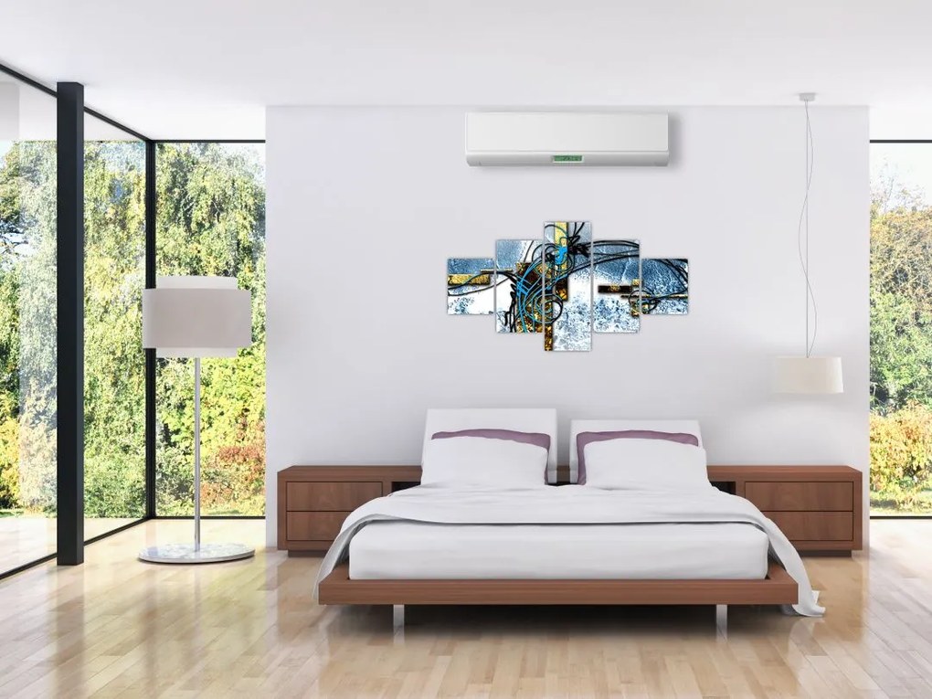 Abstrakcyjny obraz (125x70 cm)