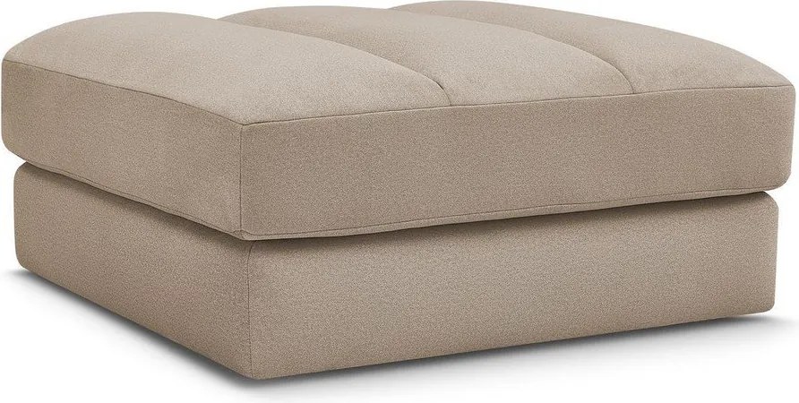 Szarobrązowy aksamitny podnóżek Sierra – Bobochic Paris