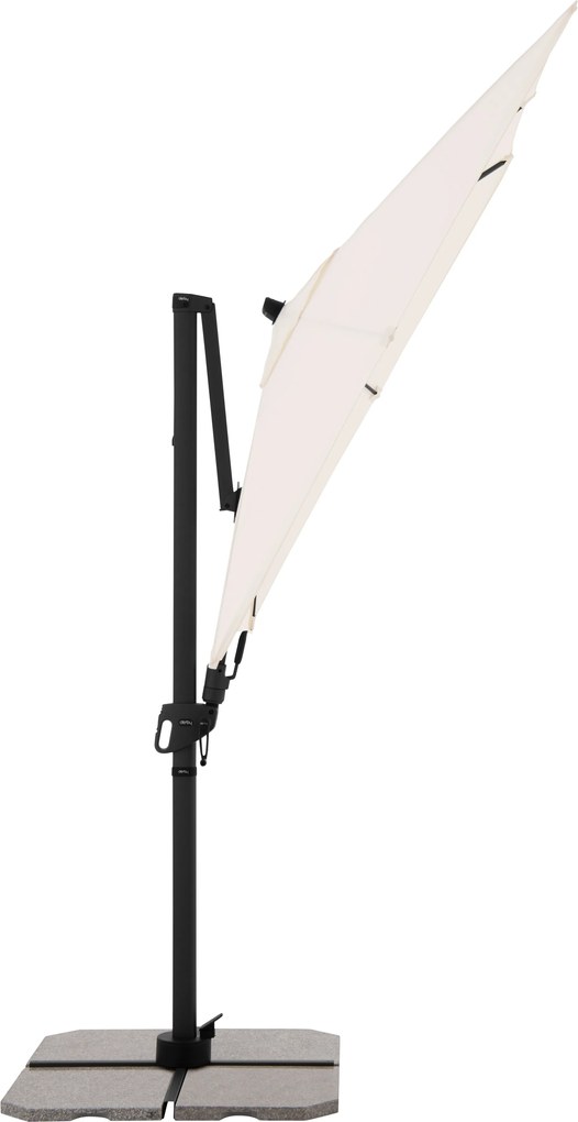 DERBY DX 210 x 210 cm – parasol ogrodowy z boczną nogą - Towar z drobną wadą (S286)