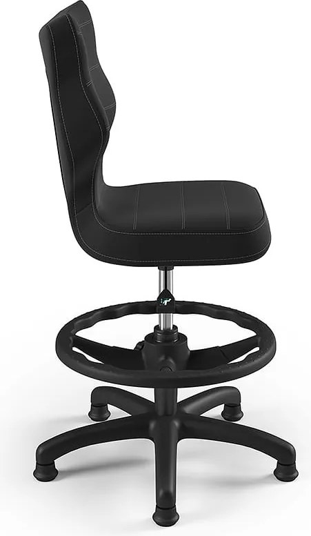 Krzesło dziecięce Petit czarny Velvet 17 rozmiar 4 (133-159 cm) WK+P