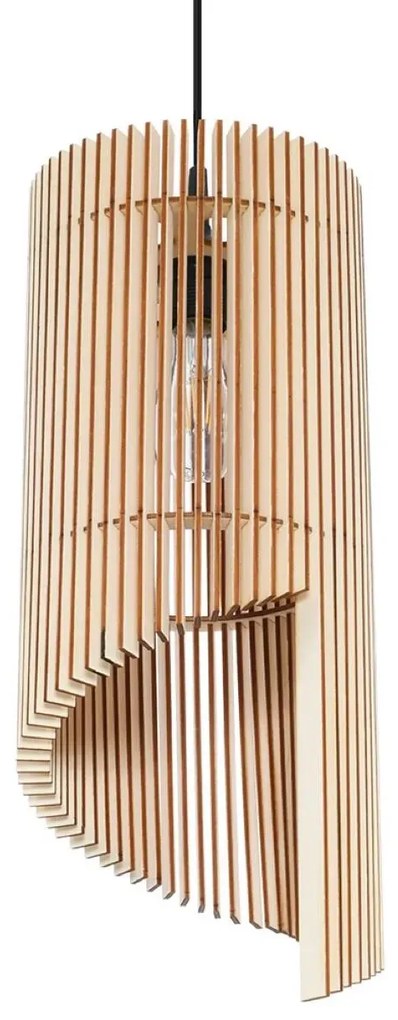 Lampa wisząca ALEXIA drewniana SOLLUX LIGHTING