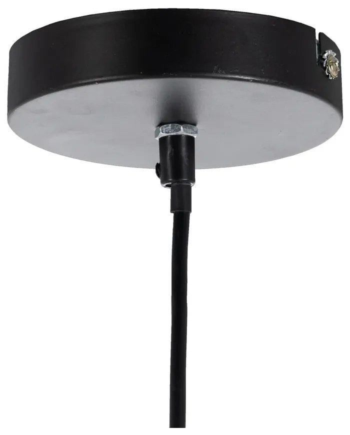 Lampa wisząca w kolorze złota z metalowym kloszem ø 24 cm – Ixia