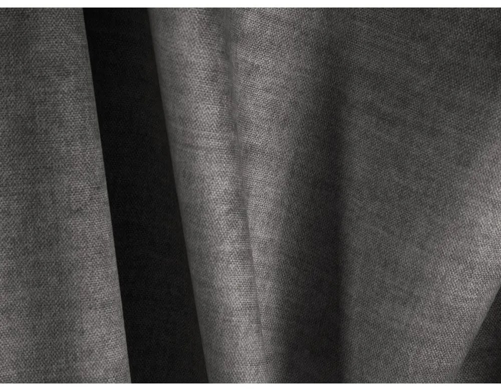 Szare tapicerowane łóżko dwuosobowe ze schowkiem i stelażem 180x200 cm Martina – Micadoni