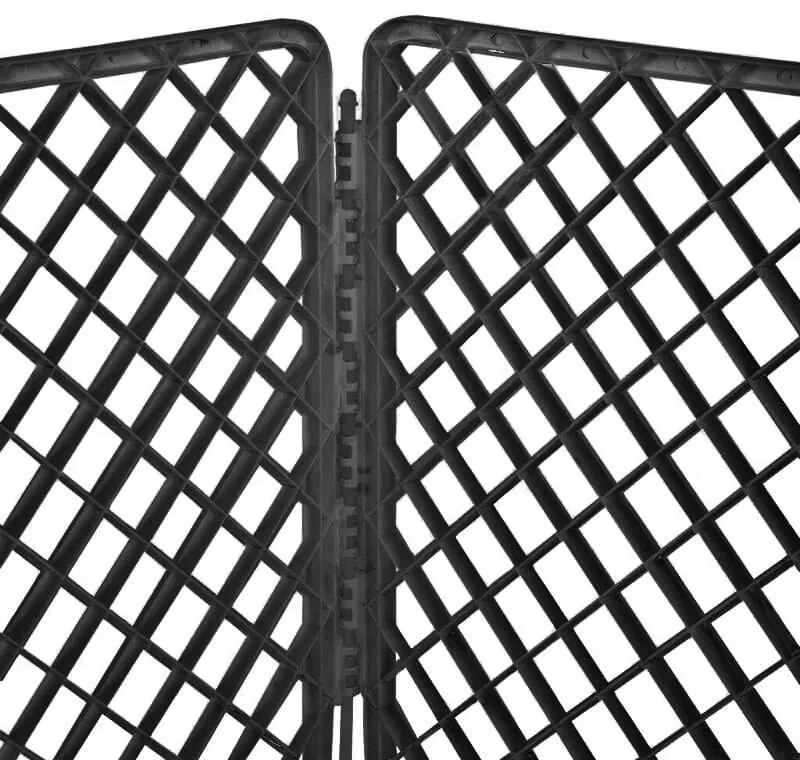 Zagroda dla Psa 90x90x60cm Czarna, zamykana, dla świnki, królika, szynszyla