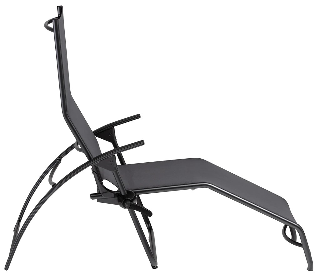 Leżak ogrodowy aluminiowy Tampa Lounger antracytowy KETTLER 01710-7000