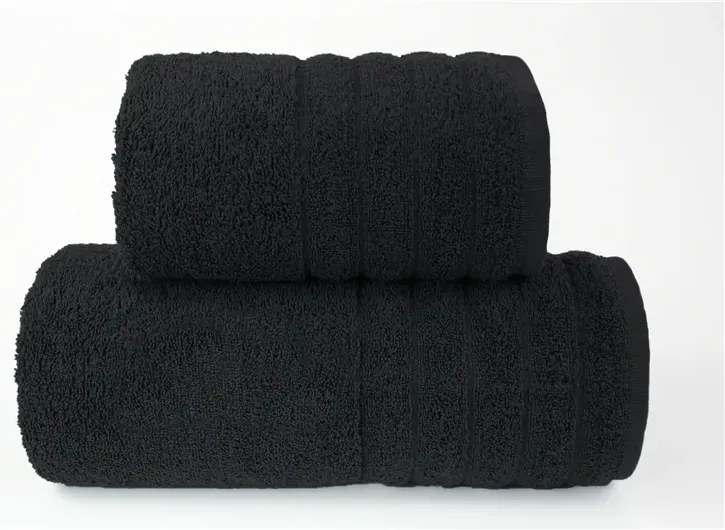 Ręcznik kąpielowy Greno Alexa 70x130 czarny GRENO