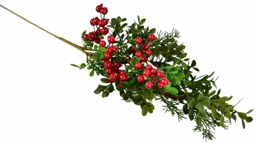 Świąteczna ozdobna gałązka Navara, 70 cm
