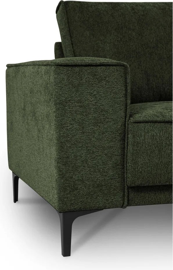 Zielona sofa z tkaniny szenilowej 224 cm Copenhagen – Scandic