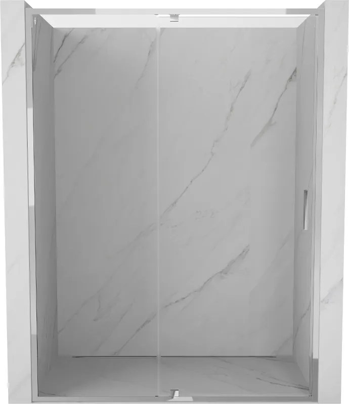 Mexen Exo-R drzwi prysznicowe uchylne 160 cm, transparent, chrom - 819-160-000-01-00