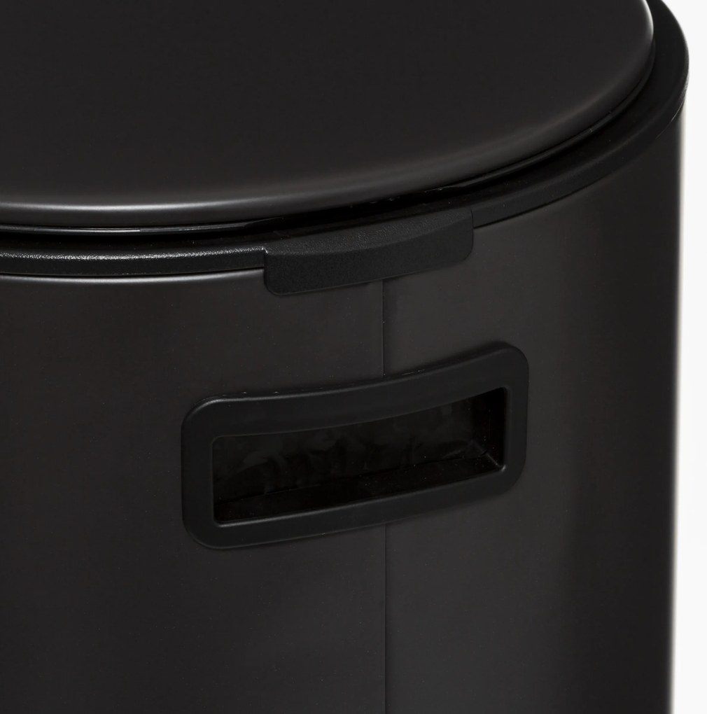 Kosz na śmieci metalowy DELTA, z neutralizatorem zapachów, 30 l